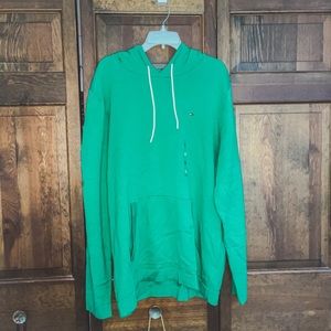 Tommy Hilfiger Mens Green Hoodie Pullover/Sweater